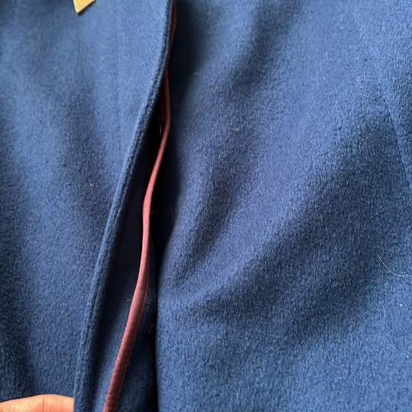 🔥électre Paris🔥 | Vintage royal blue pure virgin wool long peacoat - Picture 5 of 15